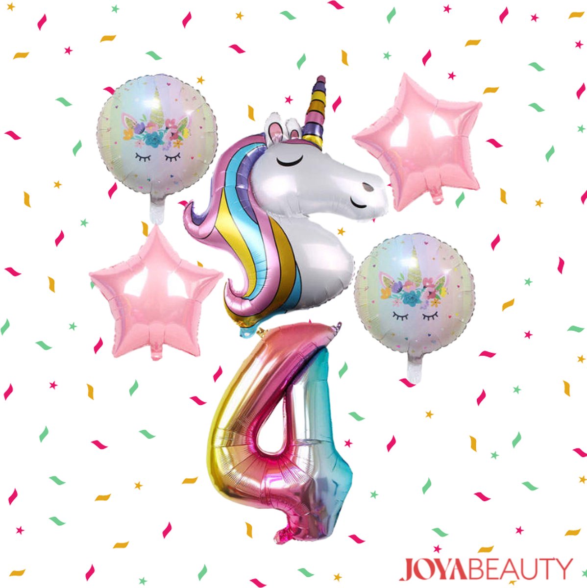 3 tot 7 jaar Unicorn Feestset