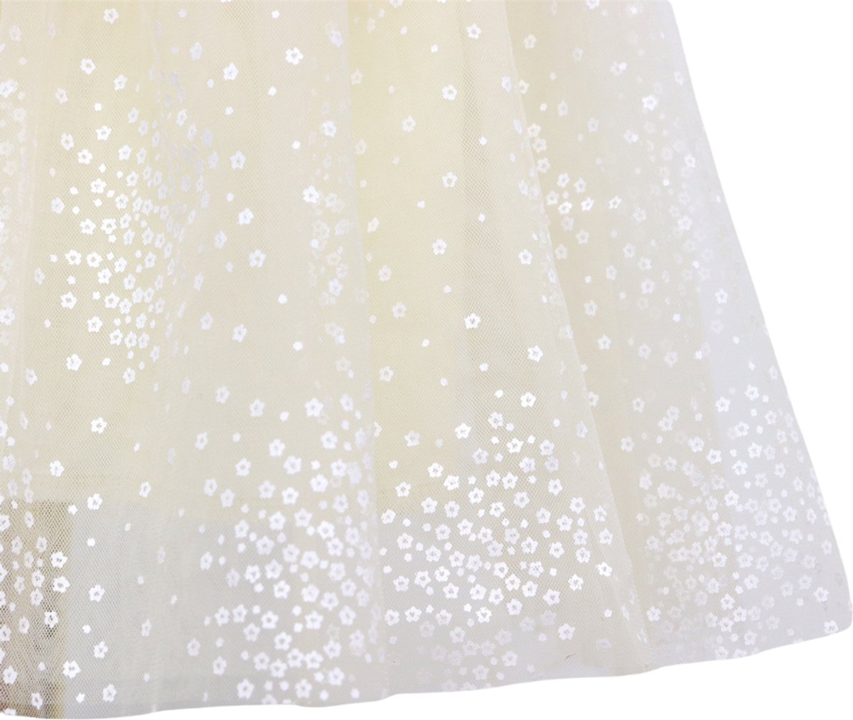 Licht Geel Verkleedrok met Tule