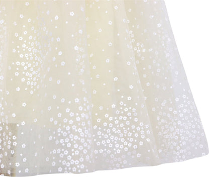 Licht Geel Verkleedrok met Tule