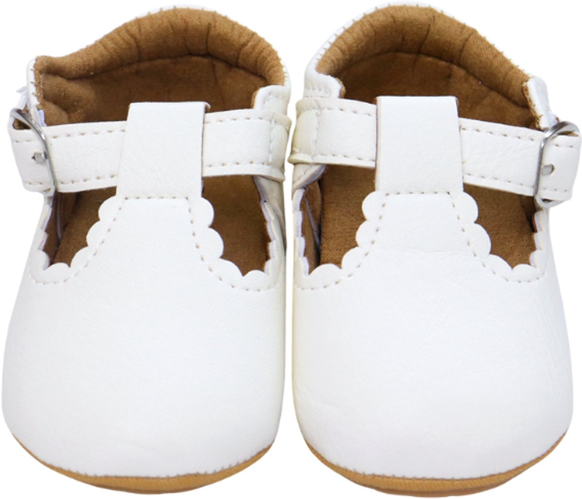Baby Schoentjes Wit voor Baby's van 6 tot 18 maanden
