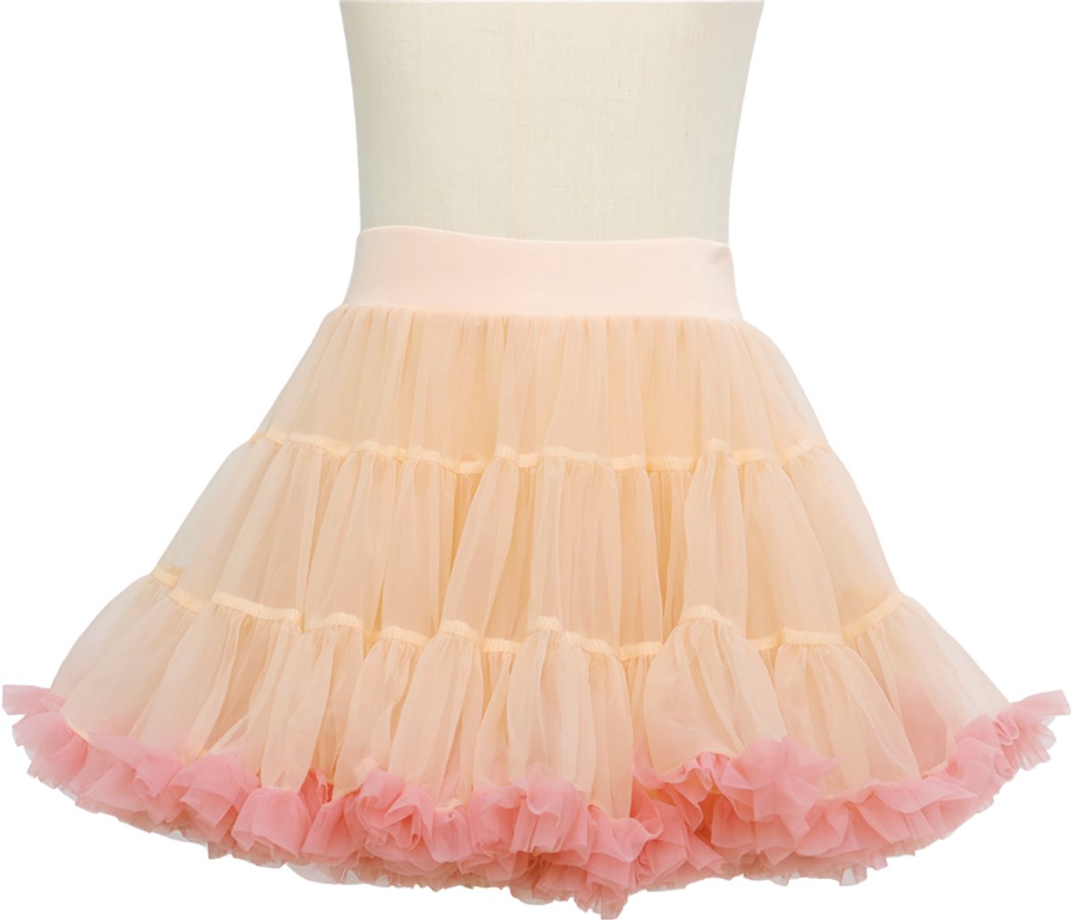 Zalm Licht Roze Verkleedrok met Tule
