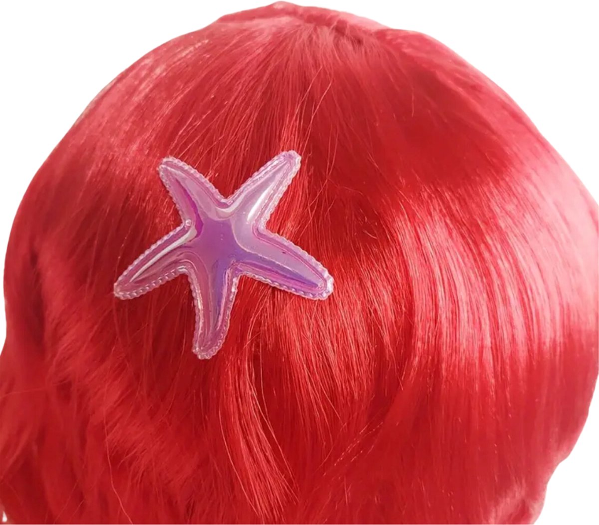 Kleine Zeemeermin Pruik Rood