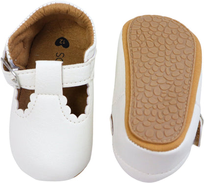 Baby Schoentjes Wit voor Baby's van 6 tot 18 maanden