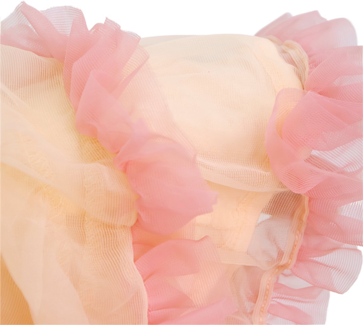 Zalm Licht Roze Verkleedrok met Tule