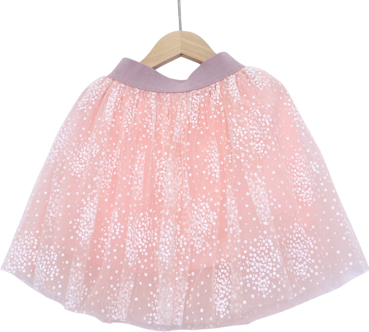 Zacht Roze Verkleedrok met Tule