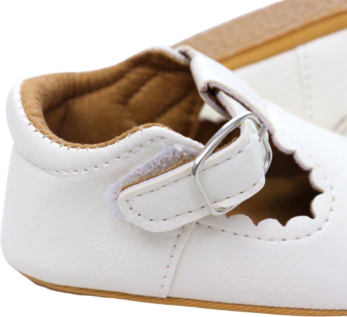 Baby Schoentjes Wit voor Baby's van 6 tot 18 maanden