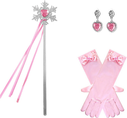 Prinsessen verkleedcape met Accessoires Regenboog