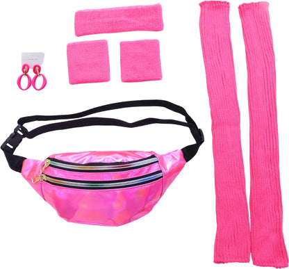 Foute 80s/90s Party Verkleed Accessoires set compleet