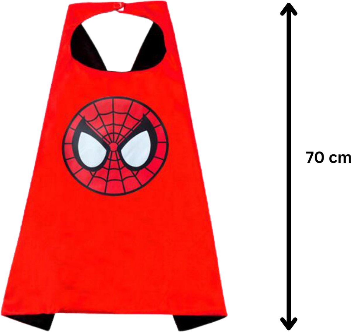 Set van 2 Spiderman en The Hulk Superheld Cape en Masker Set