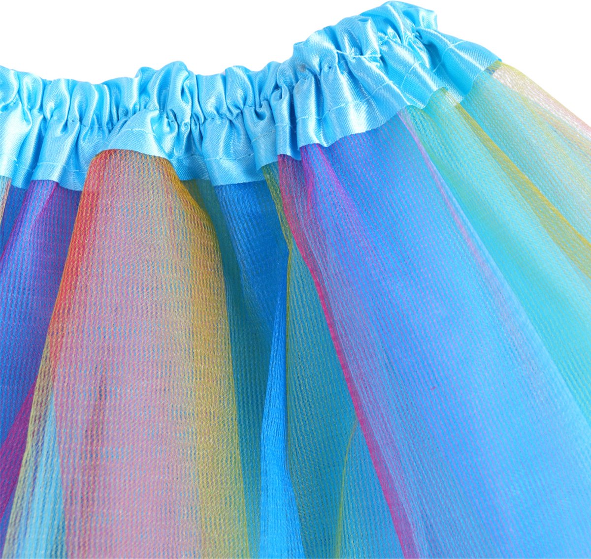 Blauwe tutu met Vleugels en Staf