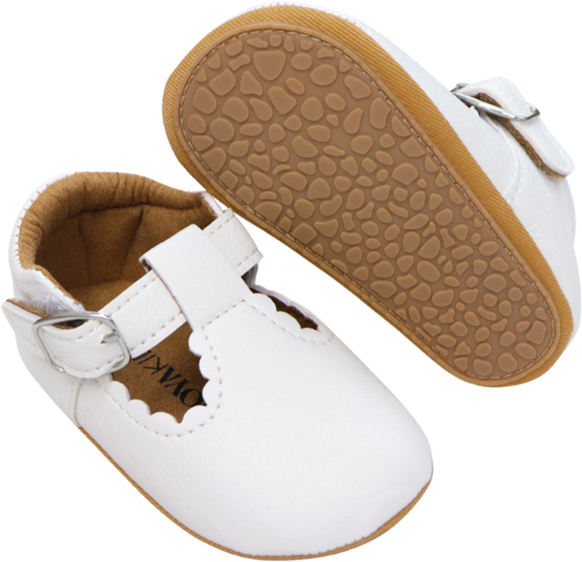 Baby Schoentjes Wit voor Baby's van 6 tot 18 maanden