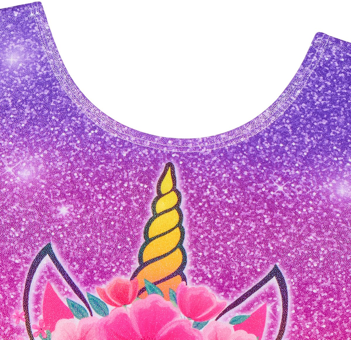 Turnpakje Meisjes zonder Mouwen met Broekje en Scrunchie Unicorn