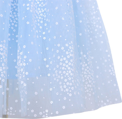 Licht Blauw Verkleedrok met Tule