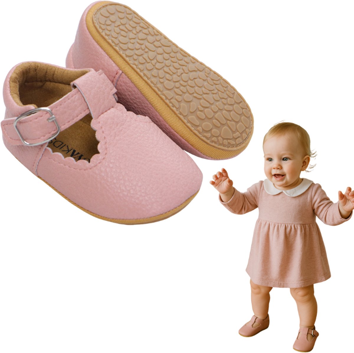 Baby Schoentjes Roze voor Baby's van 6 tot 18 maanden