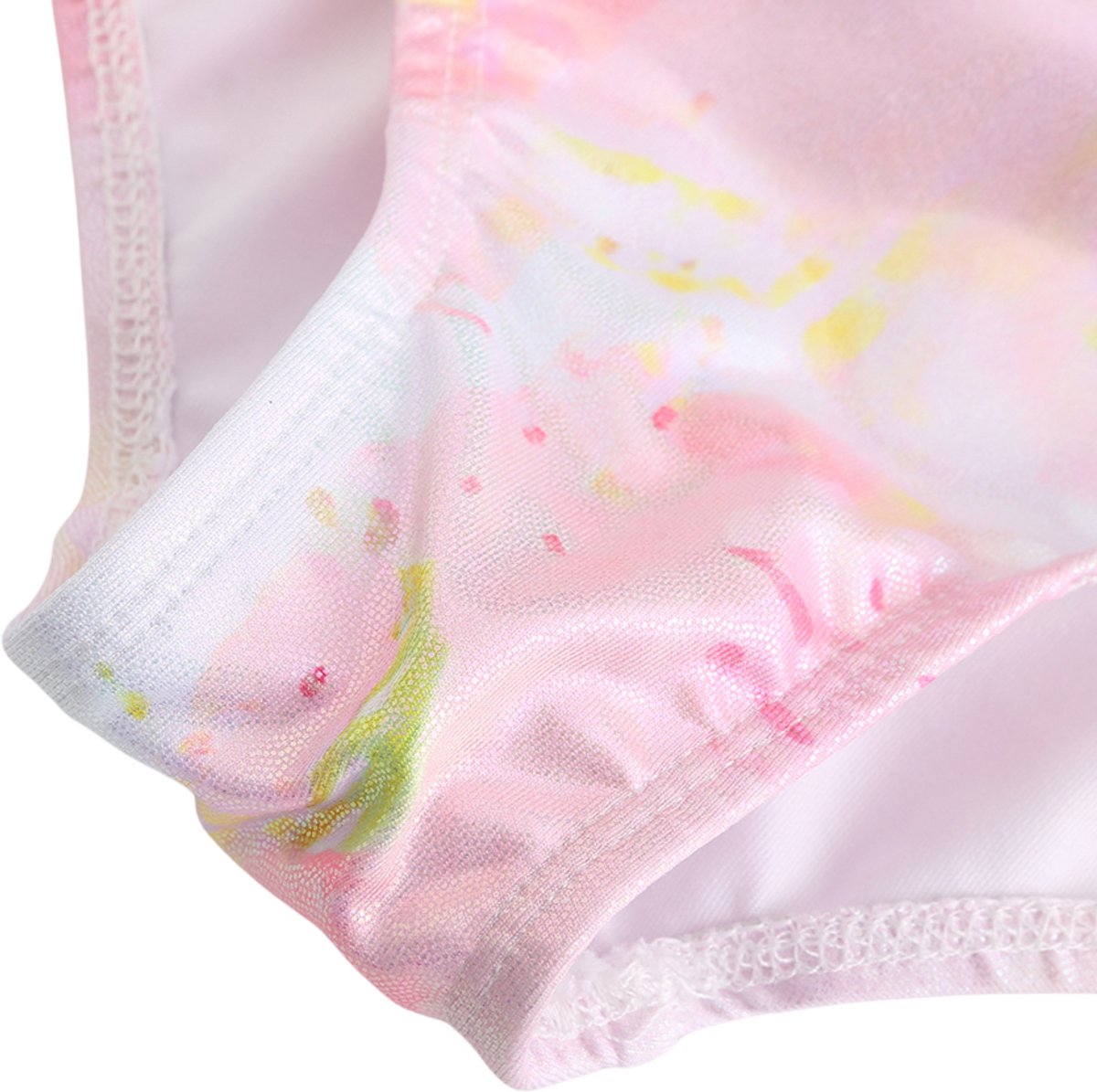 Turnpakje Meisjes zonder Mouwen met Broekje en Scrunchie Roze
