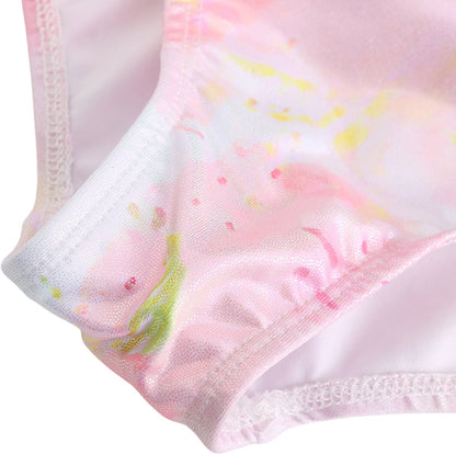 Turnpakje Meisjes zonder Mouwen met Broekje en Scrunchie Roze