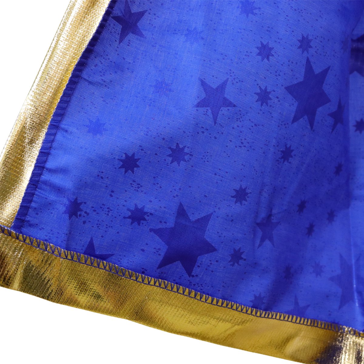 Tovenaars Cape en Hoed Blauw