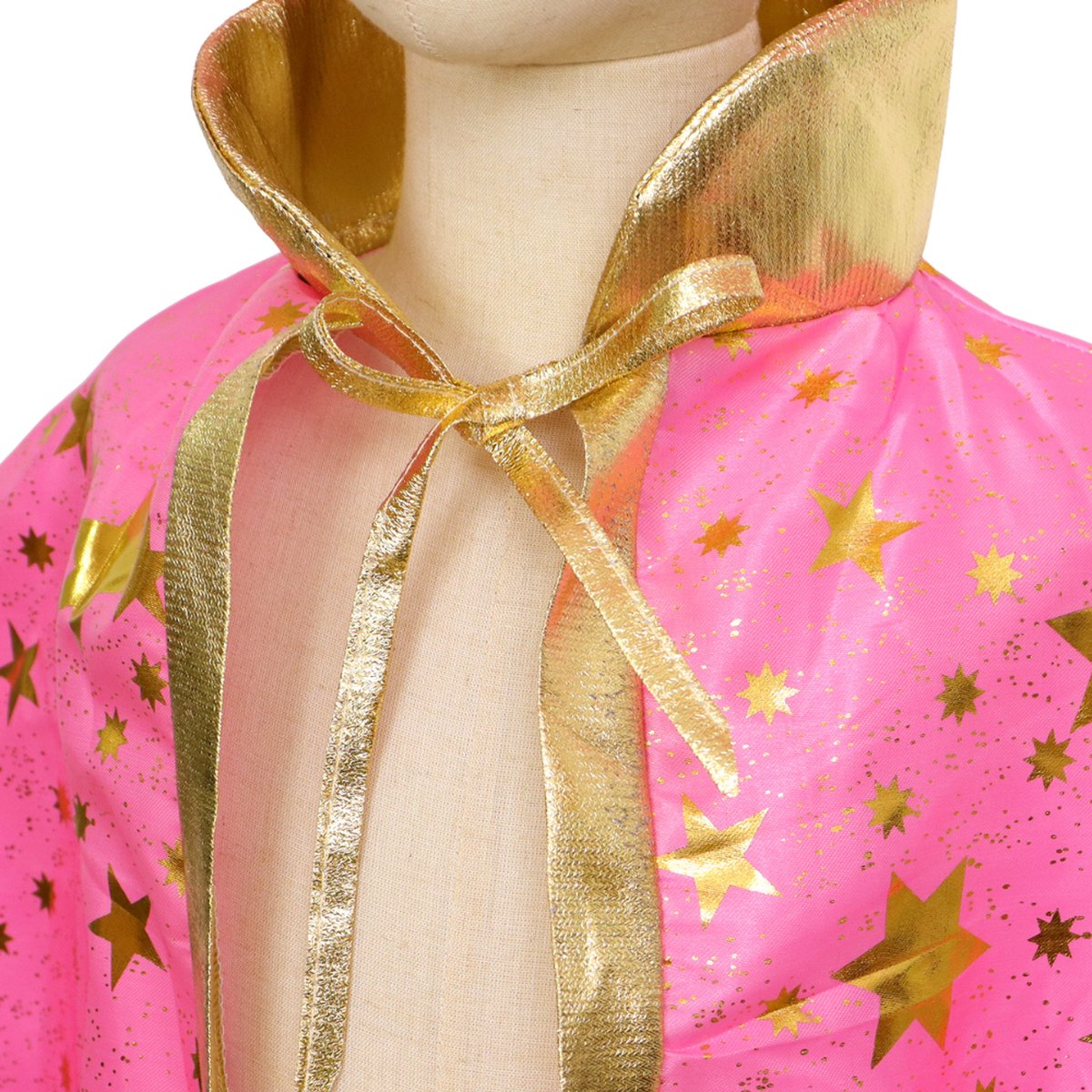 Tovenaars Cape en Hoed Roze