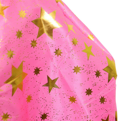 Tovenaars Cape en Hoed Roze