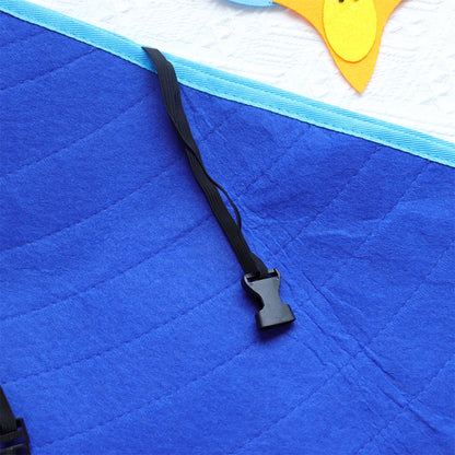 Vogel Verkleedcape en Masker Blauw
