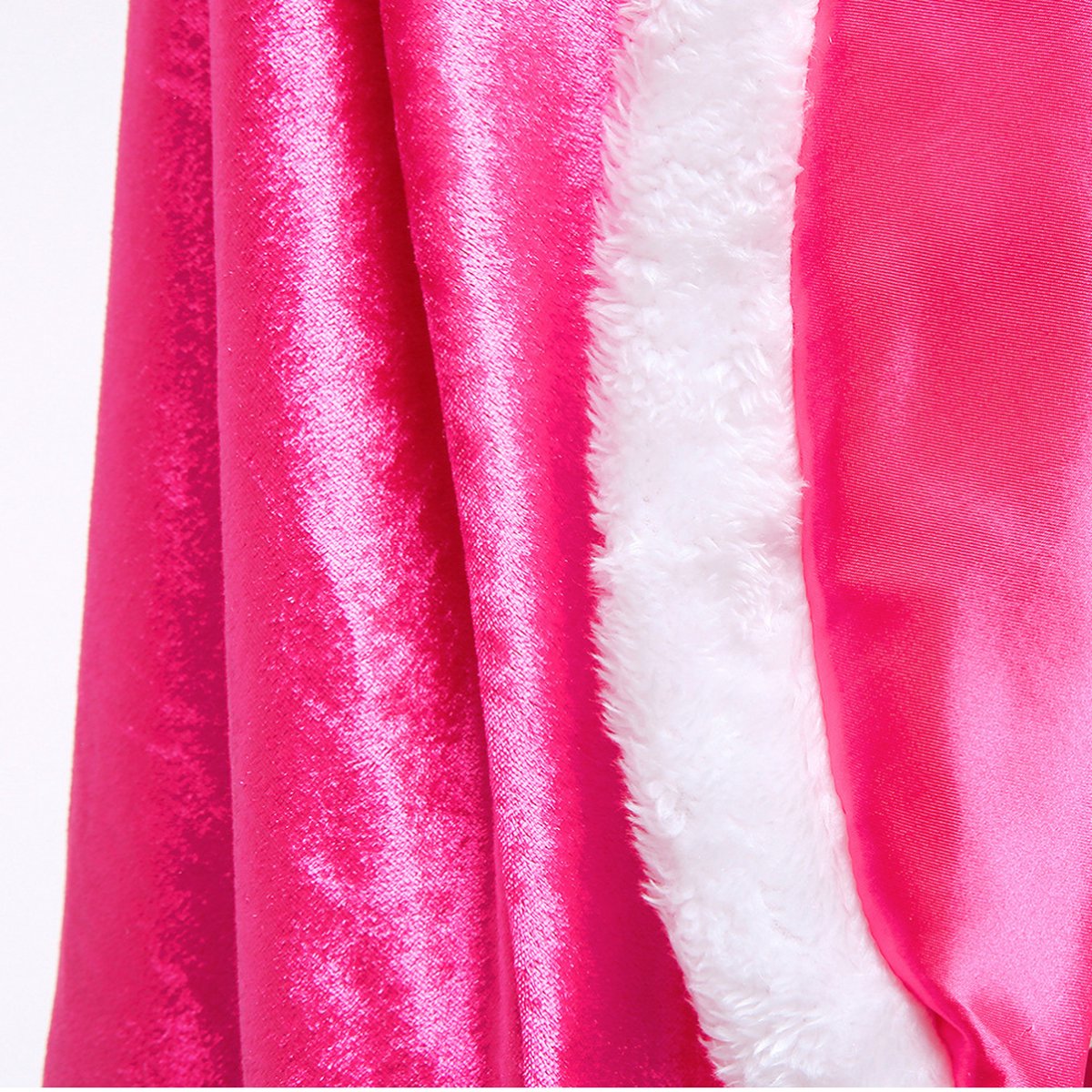 Luxe Verkleed Cape Winter Roze