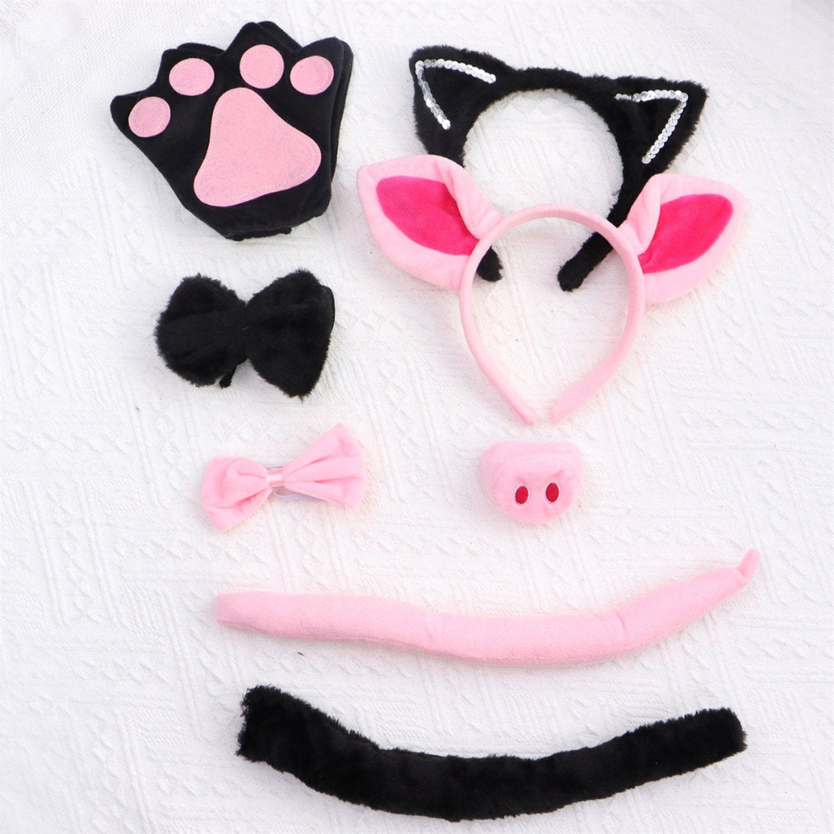 Kat Zwart Verkleed Accessoires