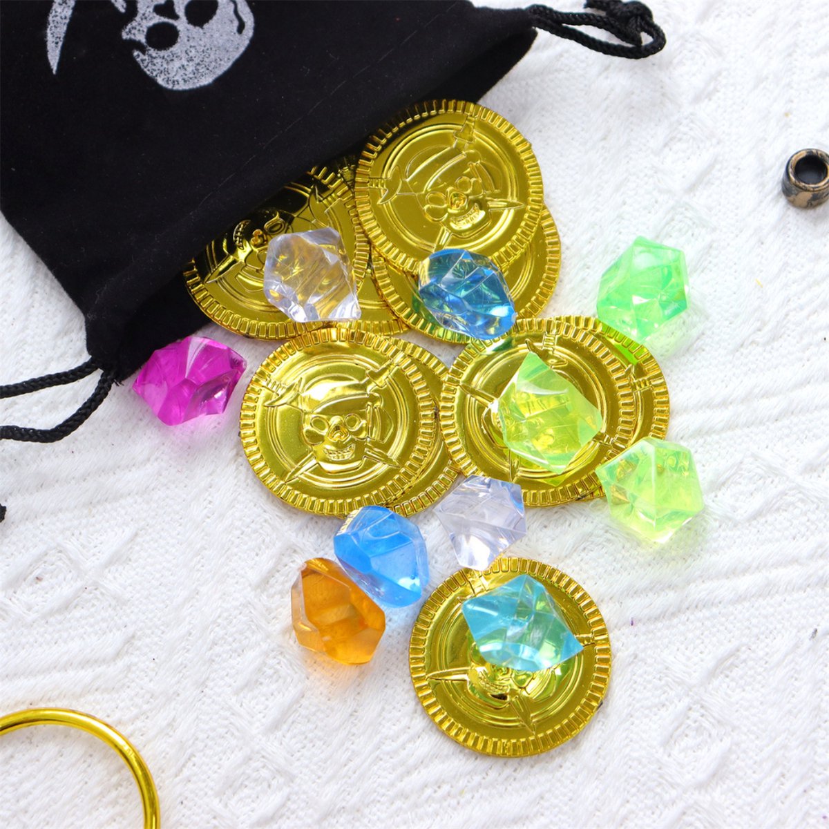 Piraten Verkleedjurk met Accessoires Set Meisje