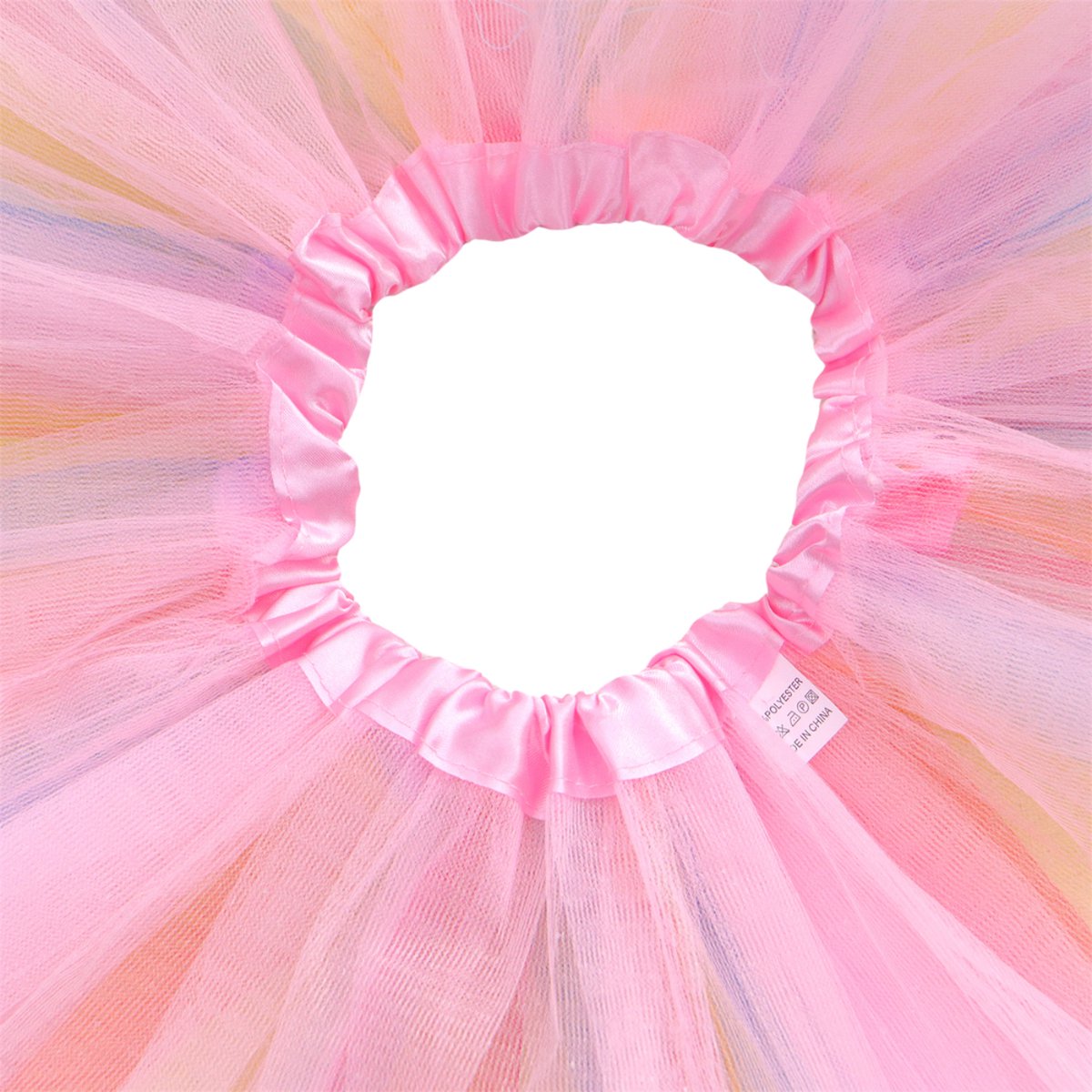 Regenboog tutu met Vleugels en Staf