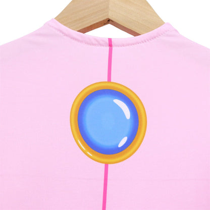 Princess Peach verkleed pak voor kinderen