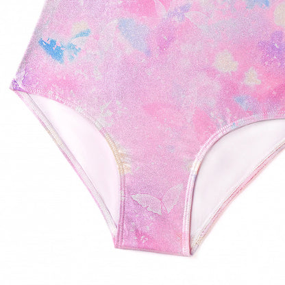 Turnpakje Meisjes met Lange Mouwen Vlinder Motief met Scrunchie