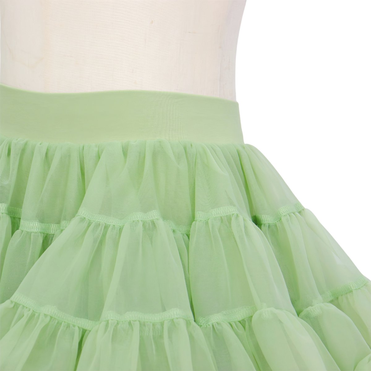 Pastel Groen Verkleedrok met Tule