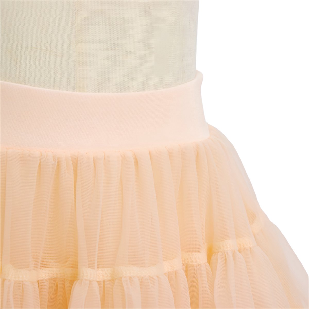 Zalm Licht Roze Verkleedrok met Tule