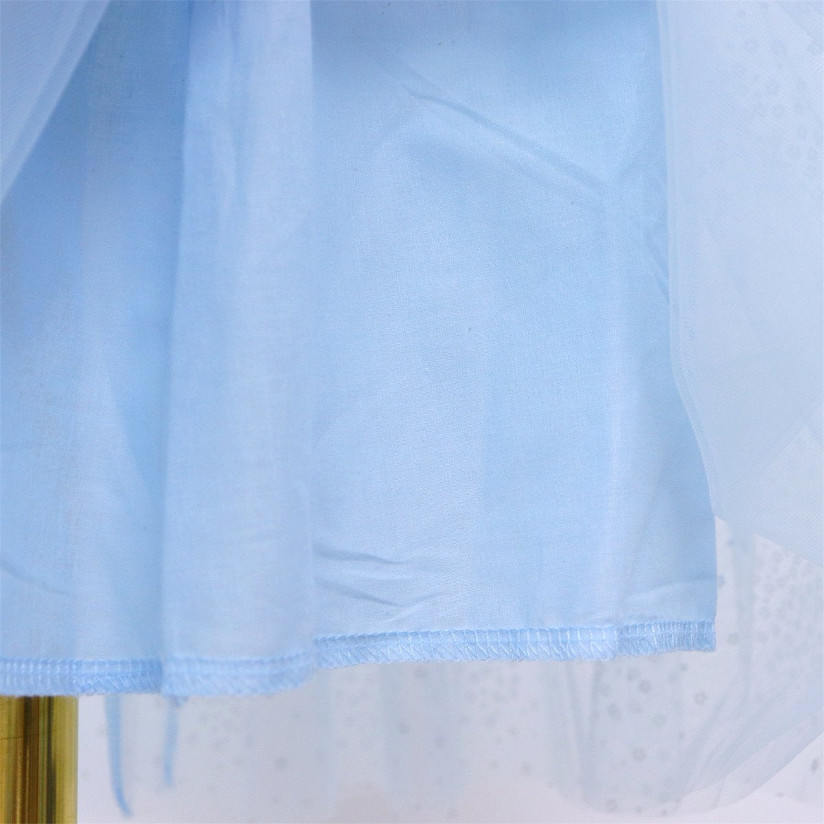 Licht Blauw Verkleedrok met Tule