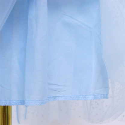 Licht Blauw Verkleedrok met Tule