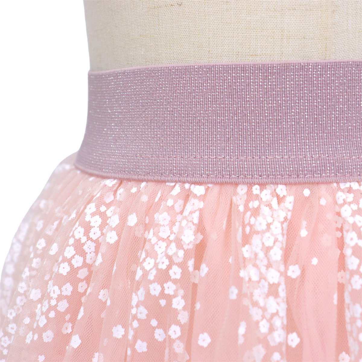 Zacht Roze Verkleedrok met Tule