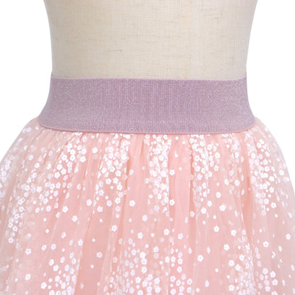 Zacht Roze Verkleedrok met Tule