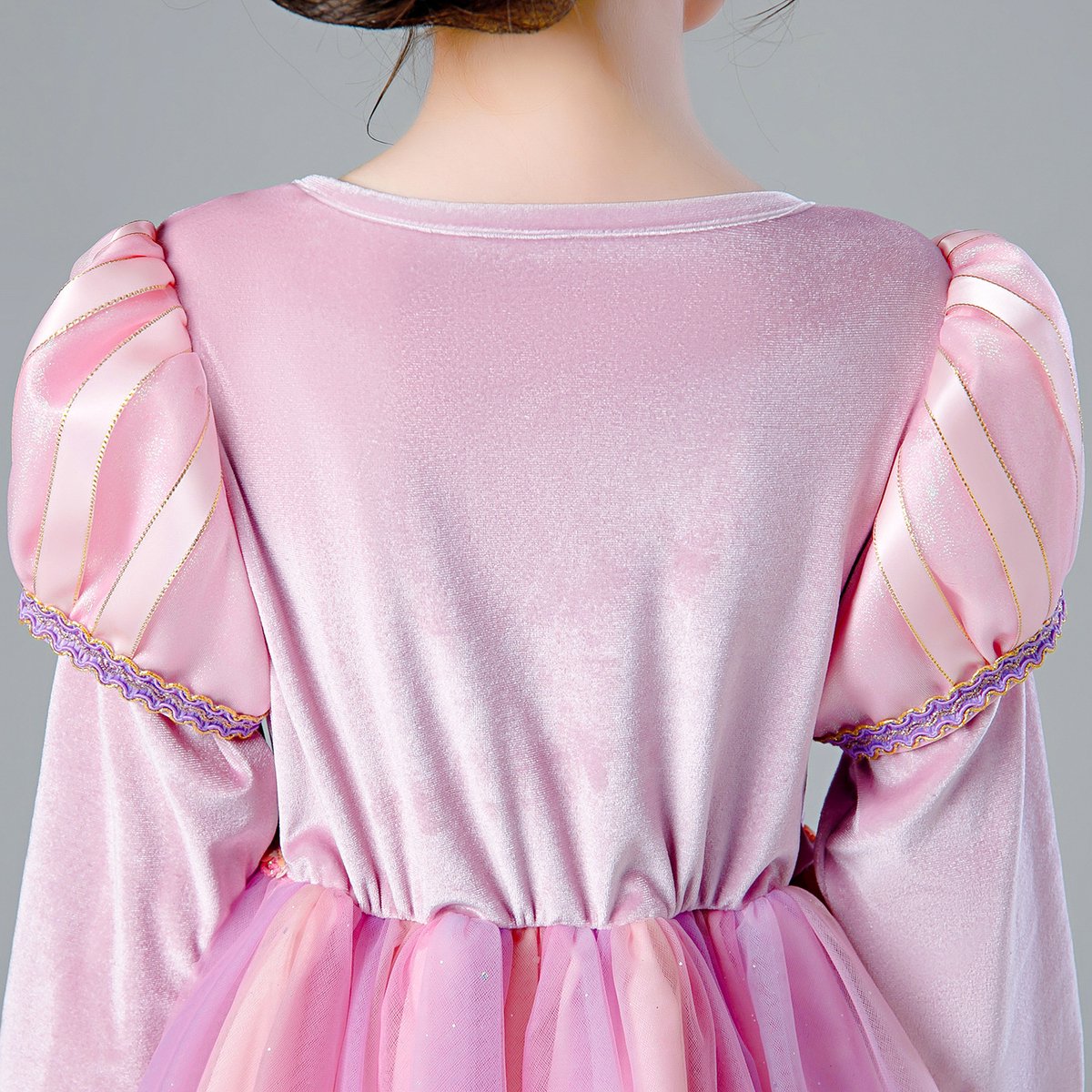 Luxe Roze Rapunzel Winter Prinsessenjurk