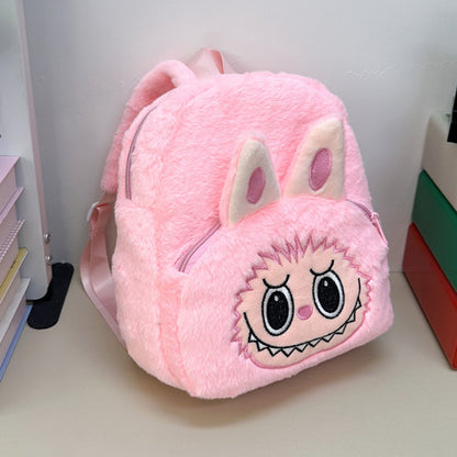 Joya Kids® Fluffy Labubu Rugzak Roze