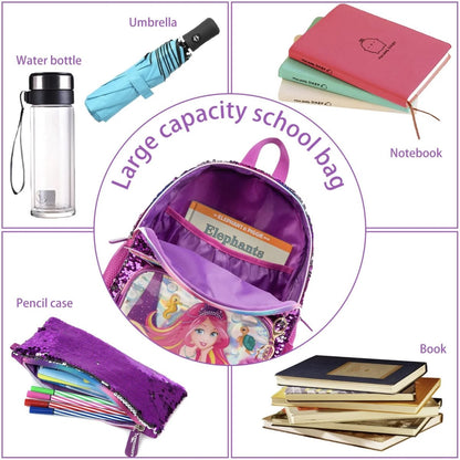 Mermaid Schooltas Pailletten