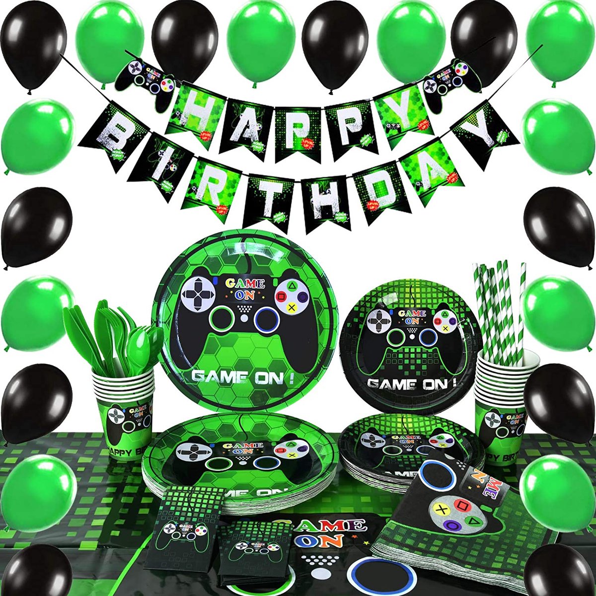 Gaming Verjaardag Feestset