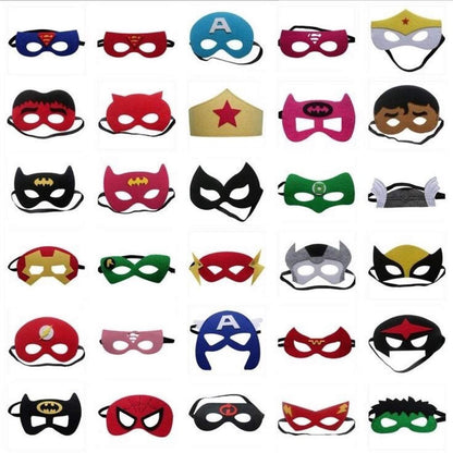 30 Stuks Superhelden Maskers voor Kinderen