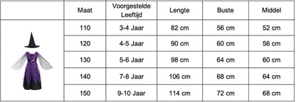 Heks Verkleedjurk Meisje
