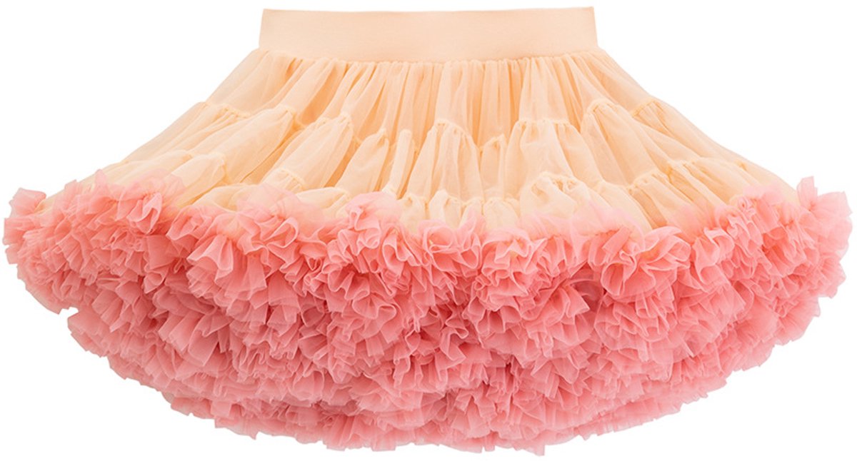 Zalm Licht Roze Verkleedrok met Tule