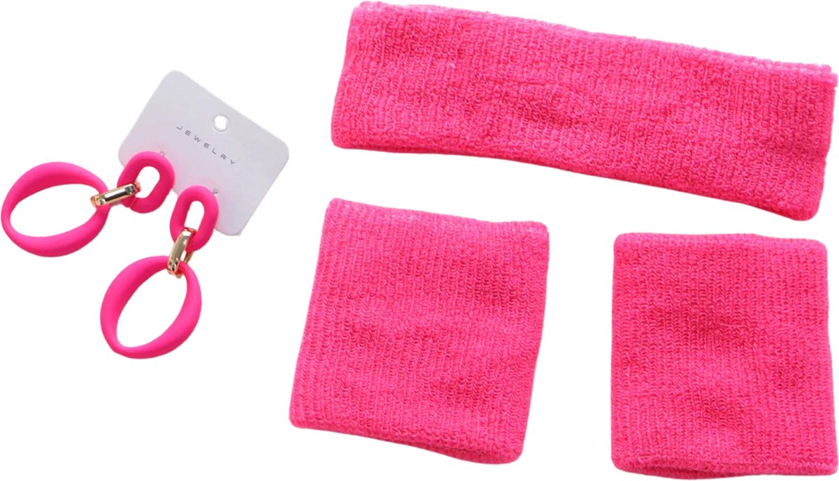 Foute 80s/90s Party Verkleed Accessoires set compleet