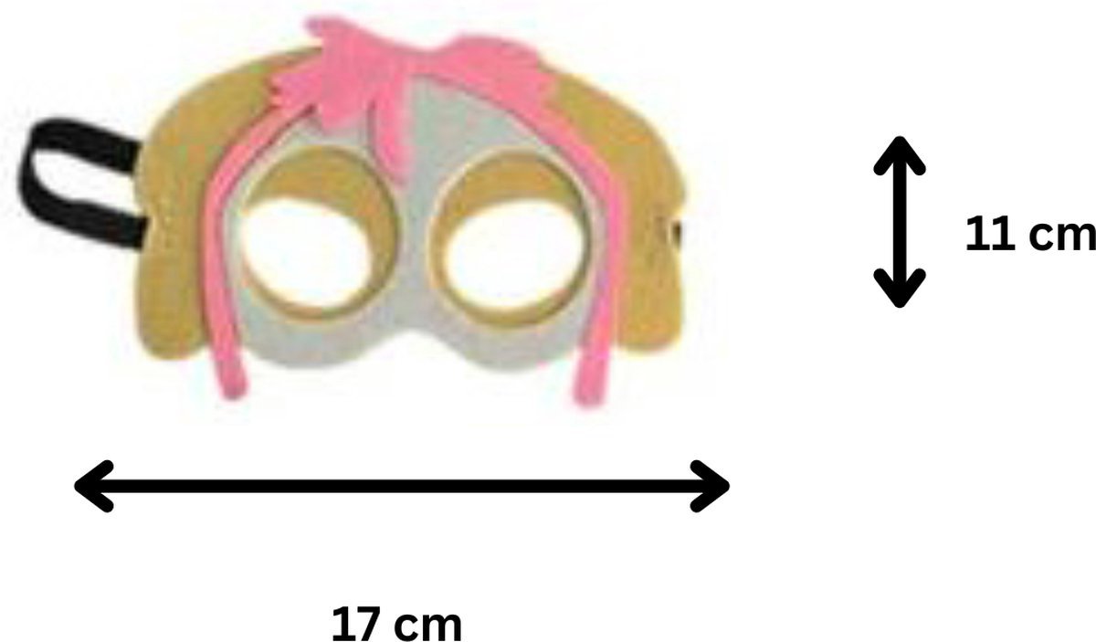 Set van 2 Chase en Skye Verkleedset Cape en Masker