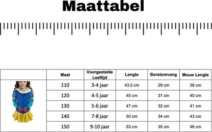 Sneeuwwitje Prinses Verkleed Vest Kinderen
