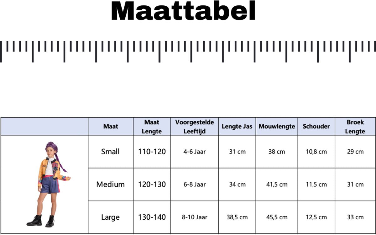 K-pop Stijl Meisjes Verkleedset Demon Hunters Rumi