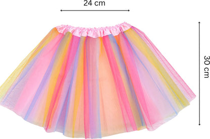 Regenboog tutu met Vleugels en Staf