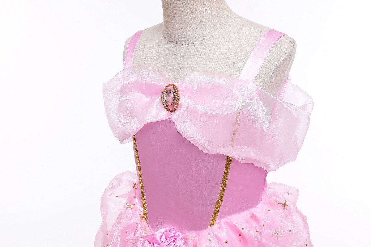 Luxe Prinsessenjurk Lichtroze met 11-delige Accessoires