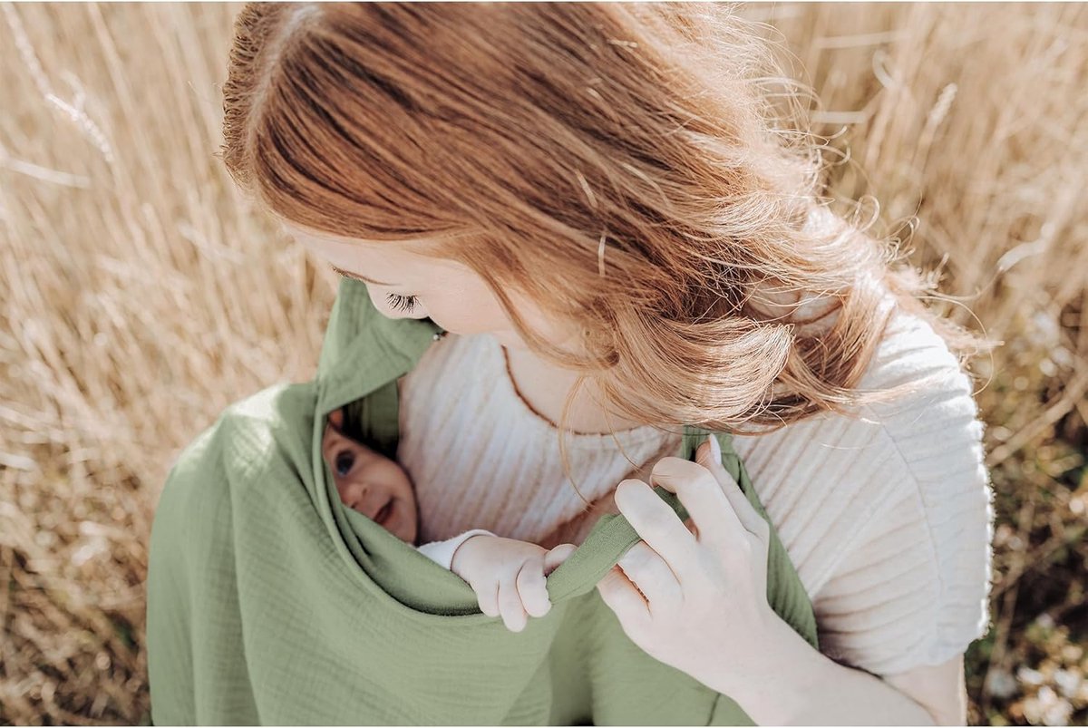 Verstelbare Borstvoedingsdoek Mint Groen